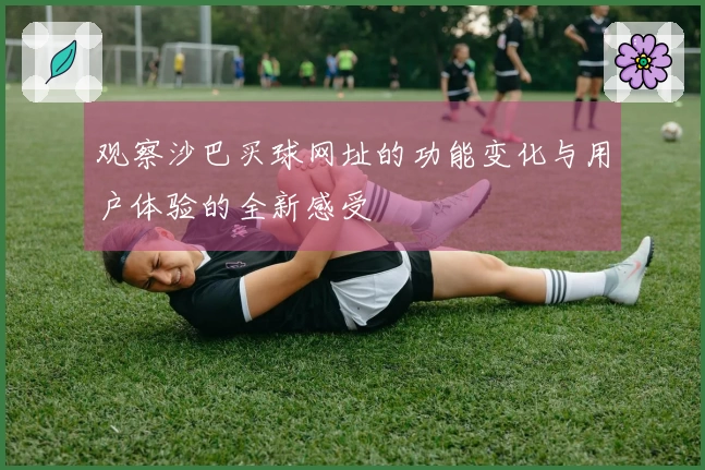 观察沙巴买球网址的功能变化与用户体验的全新感受